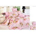 Big conjunto de cama de flores, conjunto de cama de algodão, conjunto de cama fuchsia